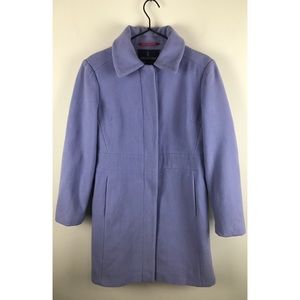 Women’s wool blend pale purple pea coat